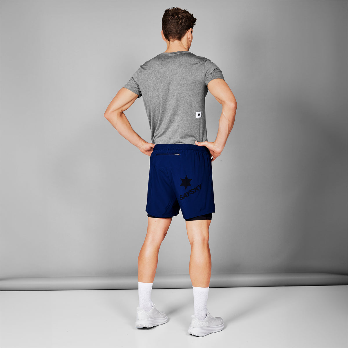 SAYSKY 2 in 1 Pace Shorts 5'' SHORTS 201 - BLUE