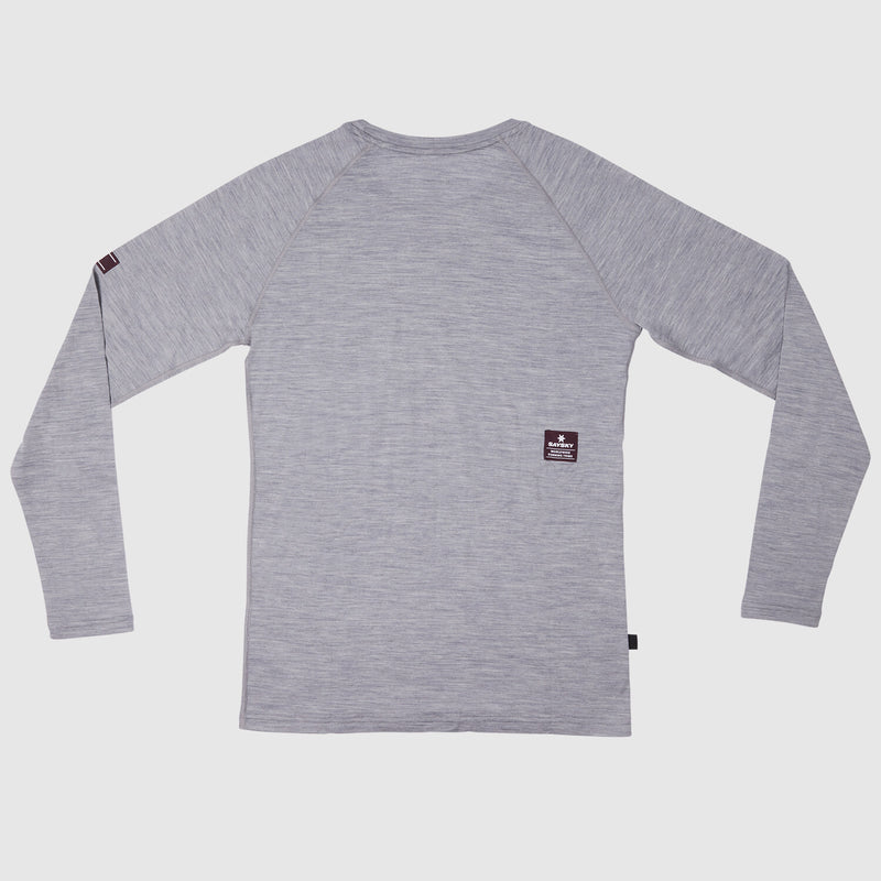 Saysky Merino 165 Base Layer Long Sleeve Grey 6004 XMRLS40C6004