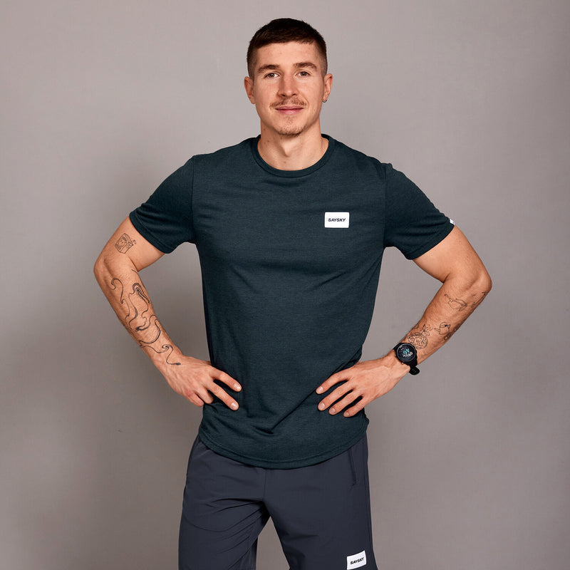 Saysky Clean Motion T-shirt Grey 6001 XMRSS51C6001