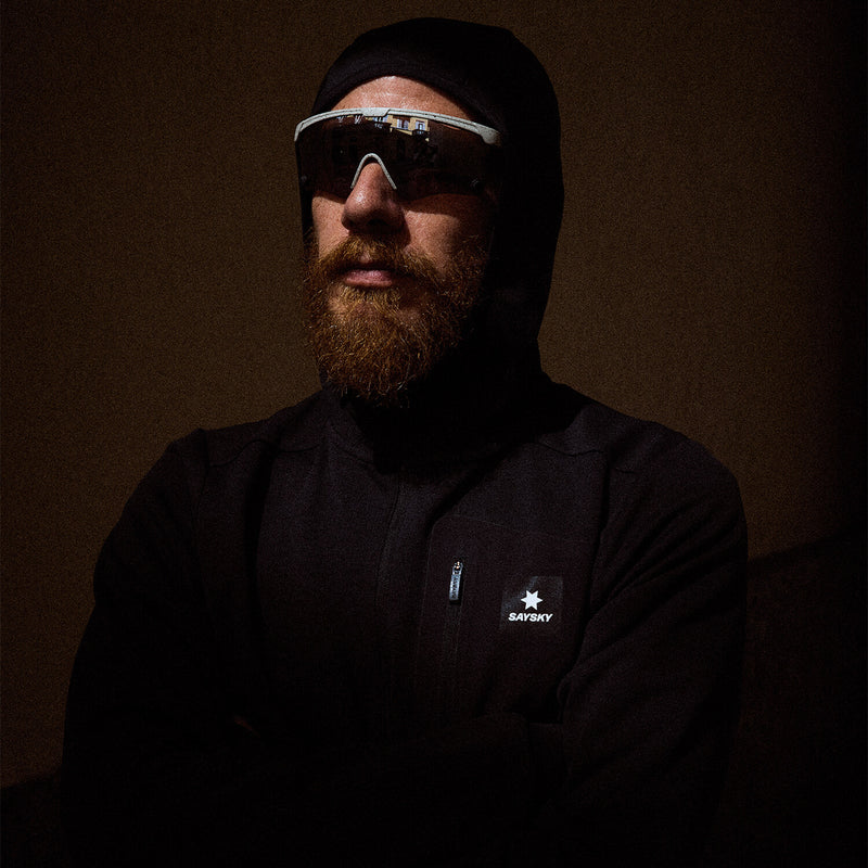 Saysky Pace Half Zip Hoodie Black 9001 MMRHO01C9001