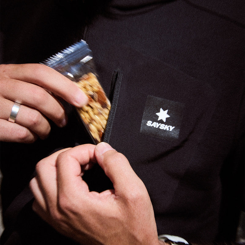 Saysky Pace Half Zip Hoodie Black 9001 MMRHO01C9001