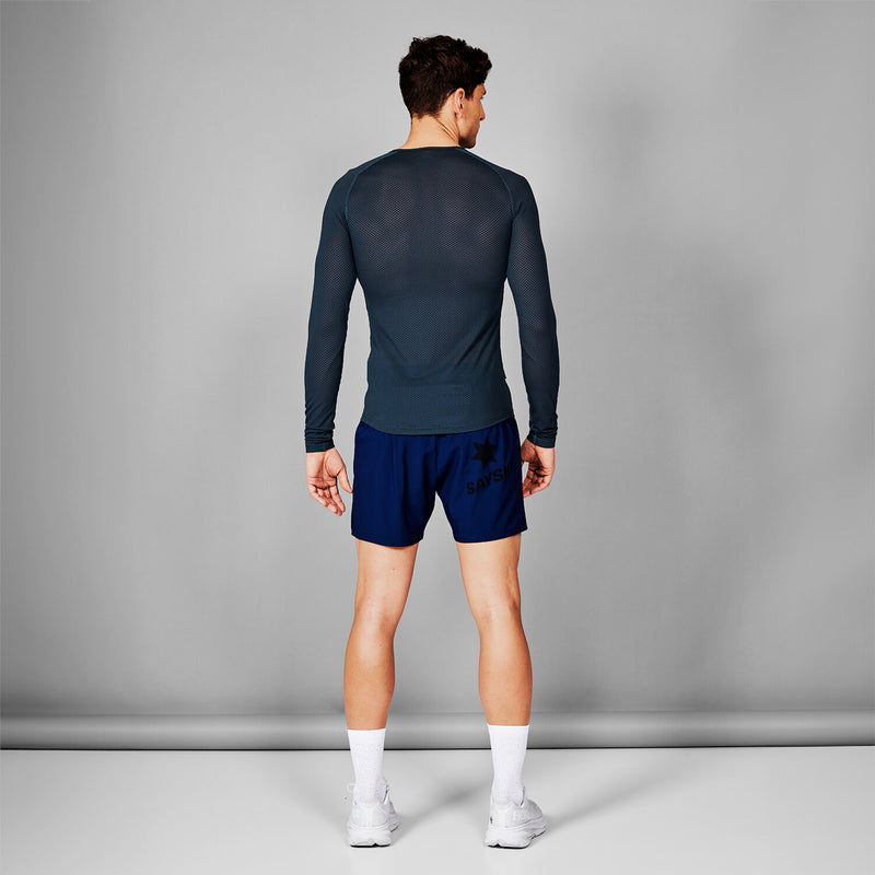 Saysky Mesh Base Layer Long Sleeve Grey 601 XMRBL32C601