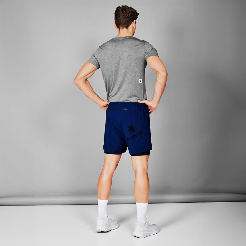 Saysky 2 in 1 Pace Shorts 5'' Blue 201 XMRSH20C201