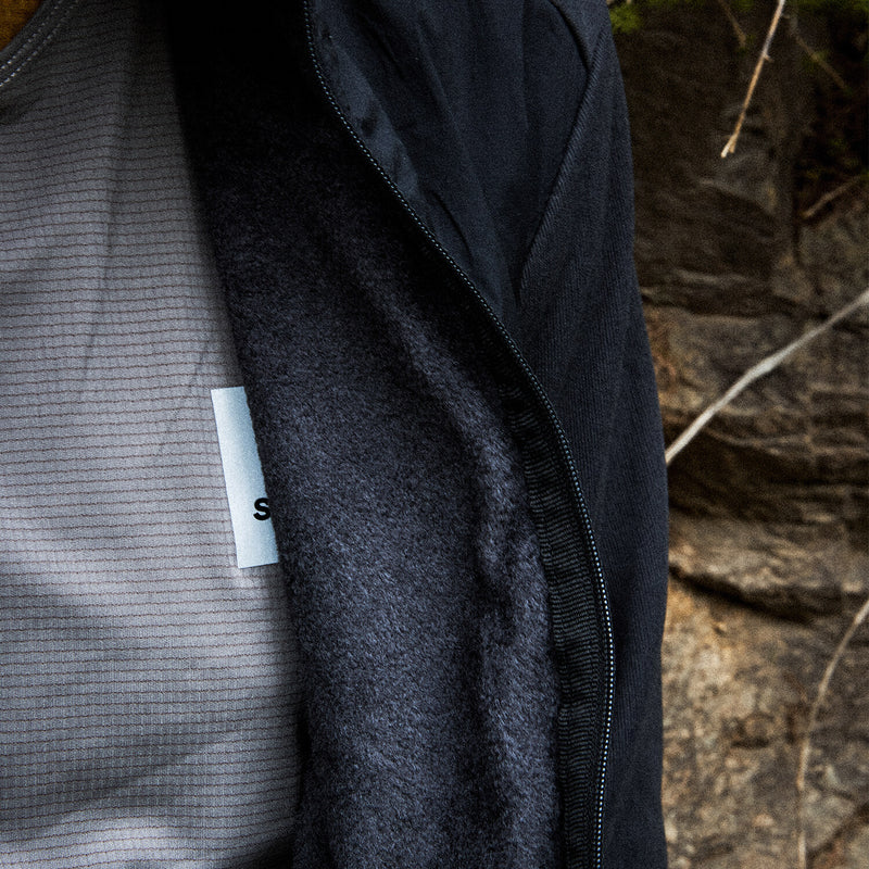 Saysky Flow Zip Fleece Black 901 MMRFL60C901