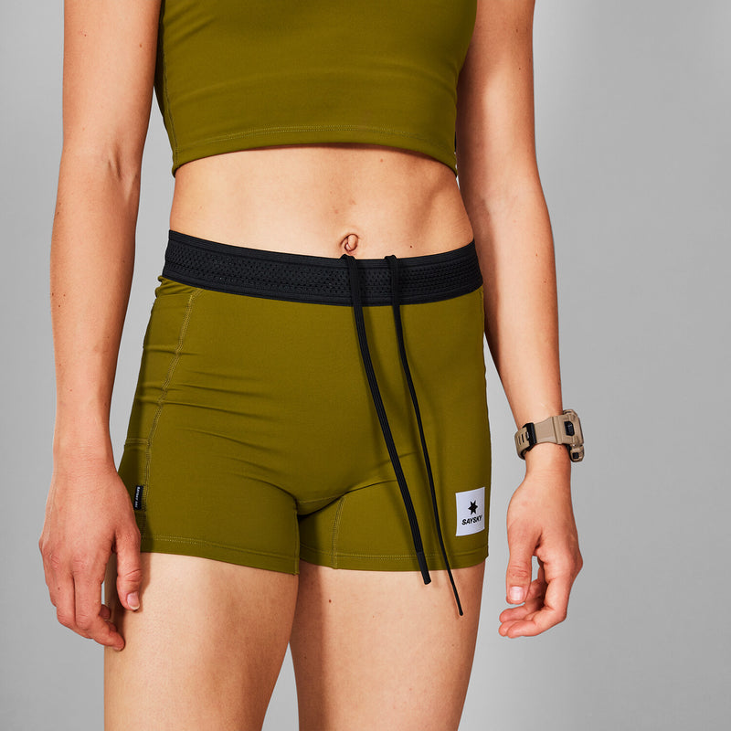 Saysky Flow+ Race Short Tights 4'' Green 310 MWRST62C310