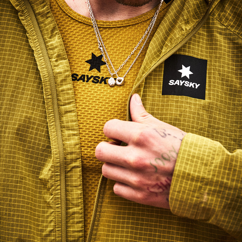 Saysky Clean Pace Shield Jacket Yellow 409 MMRJA30C409