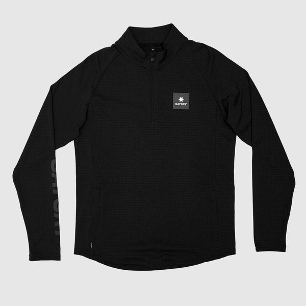 Saysky Blaze Half Zip Light Fleece Black 9001 KMRFL03C9001