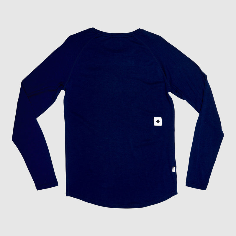 Saysky Merino 165 Base Layer Long Sleeve Blue 201 XMRLS40C201