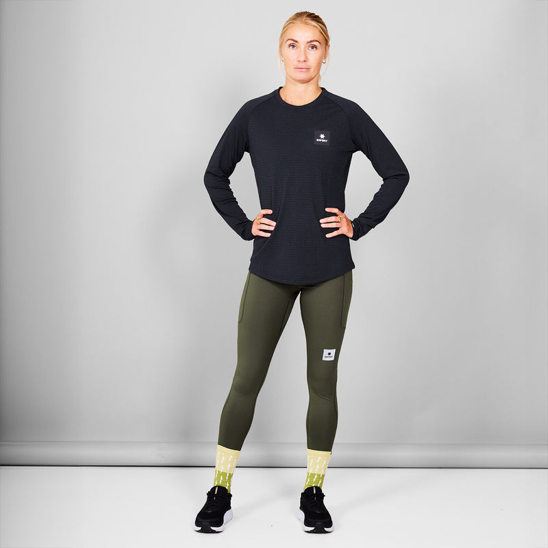 Saysky Blaze Long Sleeve Light Fleece Black 9001 KWRFL02C9001