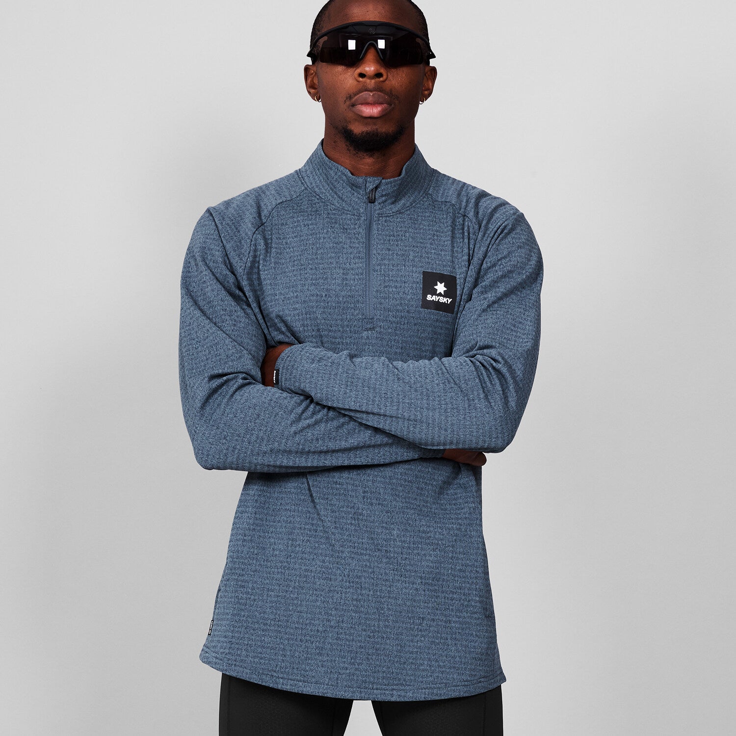 SAYSKY フリーストップスFleece Tops　EUサイズM Saysky Women's Combat Half Zip Fleece Hoodie