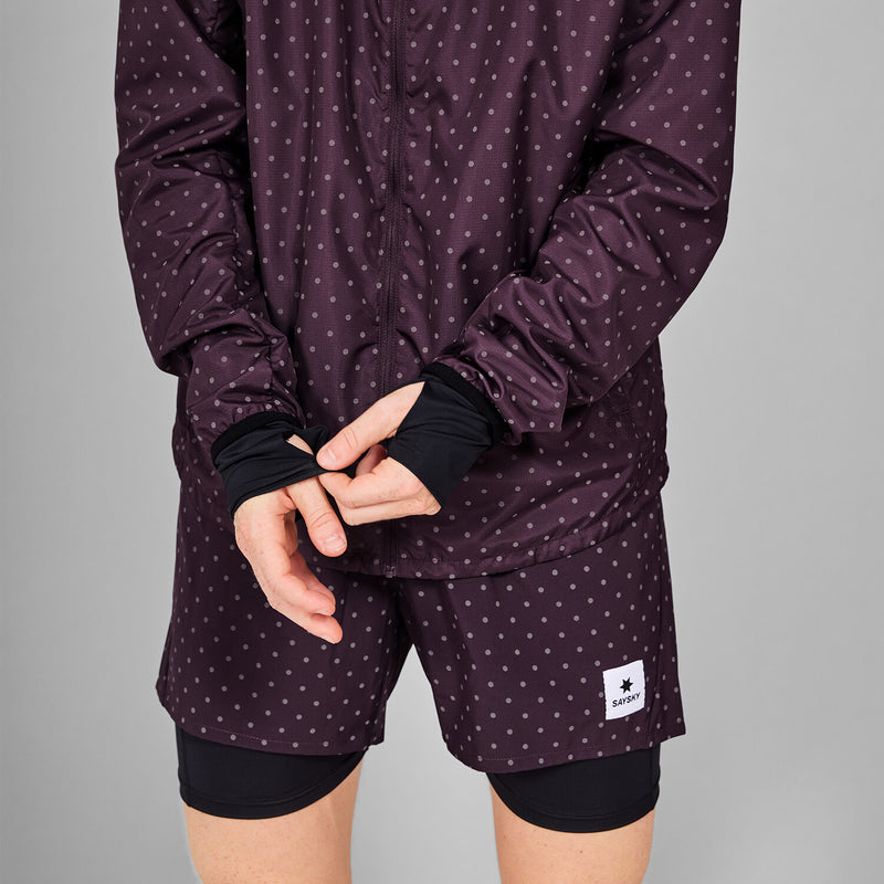 Saysky Reflective Polka Blaze Jacket Purple 1022 MMRJA02C1022