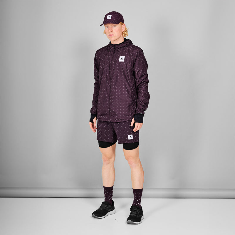 Saysky Reflective Polka Blaze Jacket Purple 1022 MMRJA02C1022