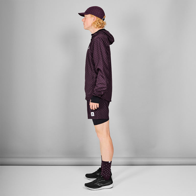 Saysky Reflective Polka Blaze Jacket Purple 1022 MMRJA02C1022