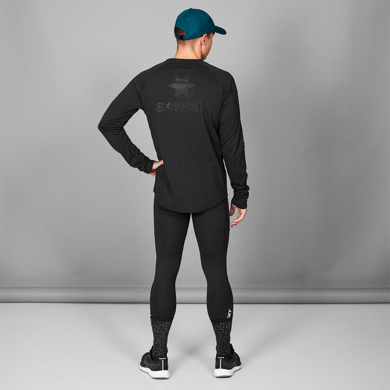 Saysky Blaze Long Sleeve Light Fleece Black 9001 KMRFL02C9001