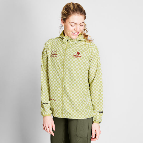 Saysky Checker Pace Jacket Green Checker 1034 NWRJA21C1034
