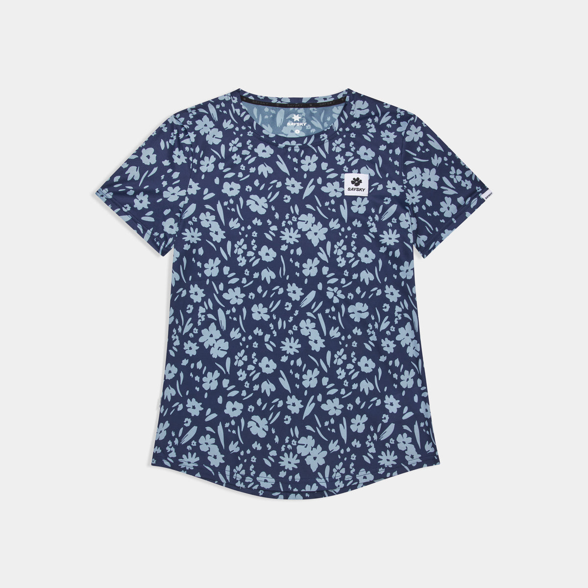 Saysky Flower Combat T-Shirt Blue Flower 1065 SW25010
