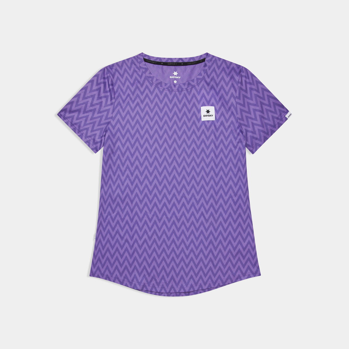 Saysky Zig Zag Combat T-Shirt Purple Zig Zag 1061 SW25012