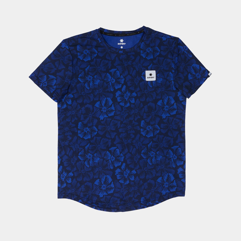 Saysky Flower Combat T-Shirt Blue Flower 1029 NMRSS31C1029