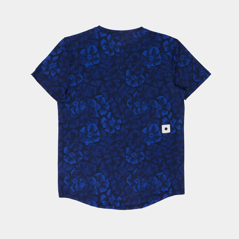 Saysky Flower Combat T-Shirt Blue Flower 1029 NMRSS31C1029