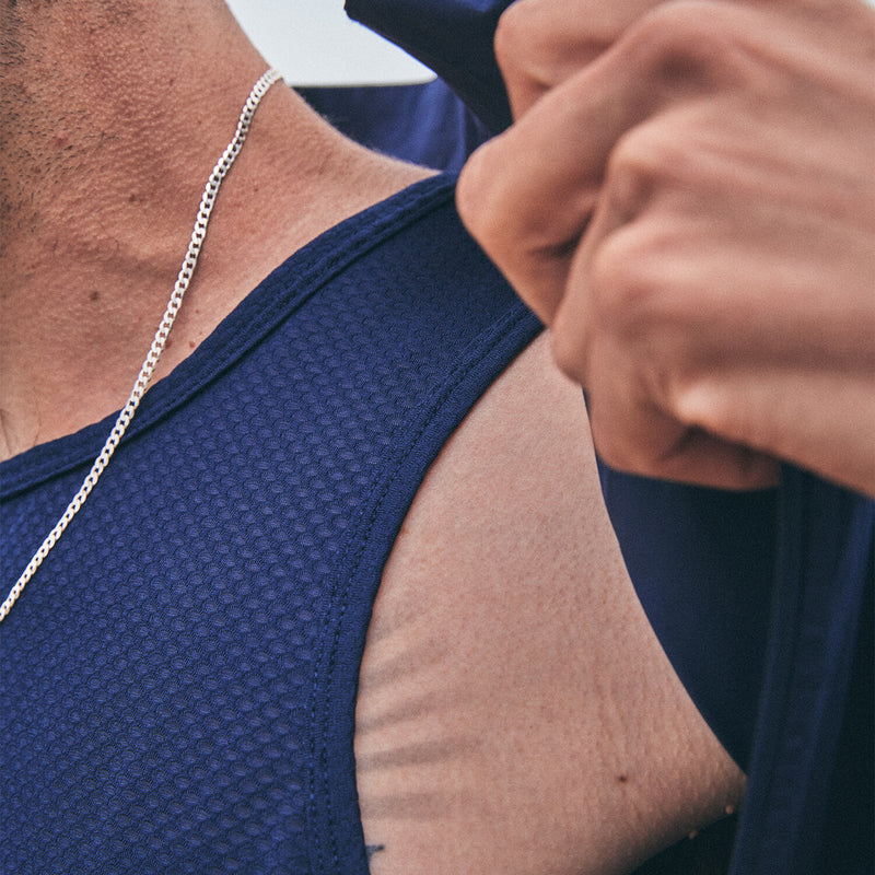 Saysky Mesh Base Layer Singlet Blue 201 XMRBL31C201