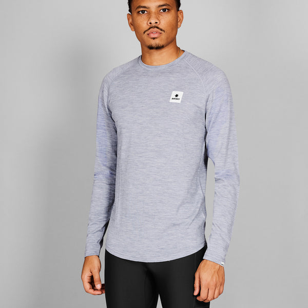 Saysky Merino 165 Base Layer Long Sleeve Grey 6004 XMRLS40C6004