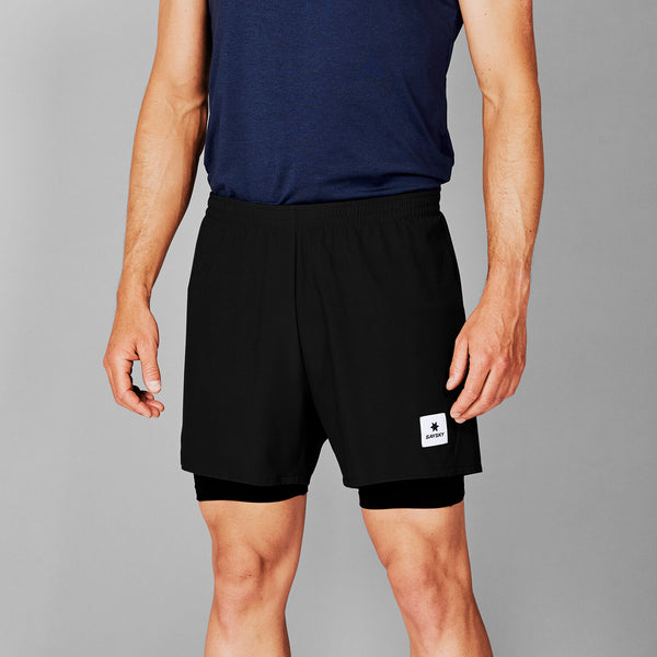 Saysky 2 in 1 Pace Shorts 5'' Black 901 XMRSH20C901