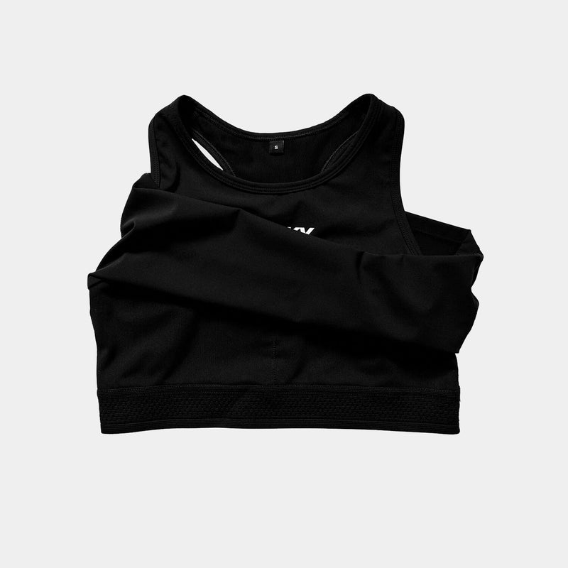 Saysky Flow Race Crop Top Black 901 XWRSB61C901