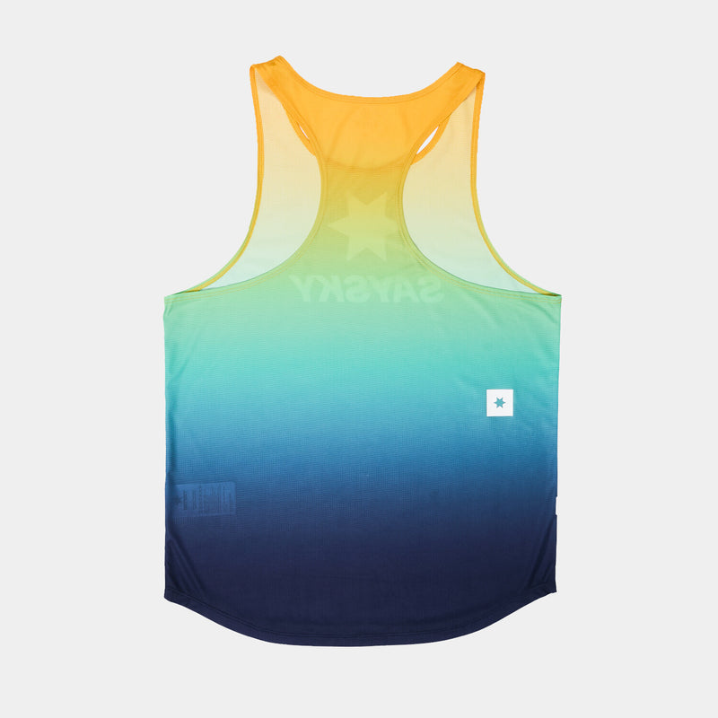 Saysky Drip Dye Flow Singlet Blue/Yellow/Green Drip Dye 1032 NMRSI60C1032