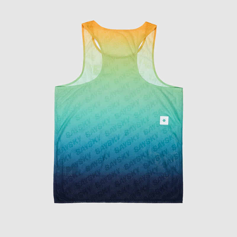 Saysky Drip Dye Flow Air Singlet Blue/Yellow/Green Drip Dye 1032 NMRSI63C1032