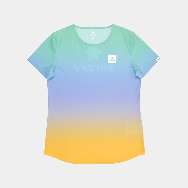 Saysky Drip Dye Flow T-Shirt Purple/Green/Yellow Drip Dye 1033 NWRSS60C1033