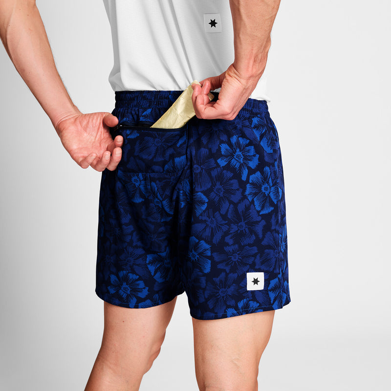 Saysky Flower Pace Shorts 5'' Blue Flower 1029 NMRSH21C1029