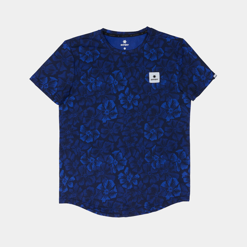 Saysky Flower Combat T-Shirt Blue Flower 1029 NMRSS31C1029
