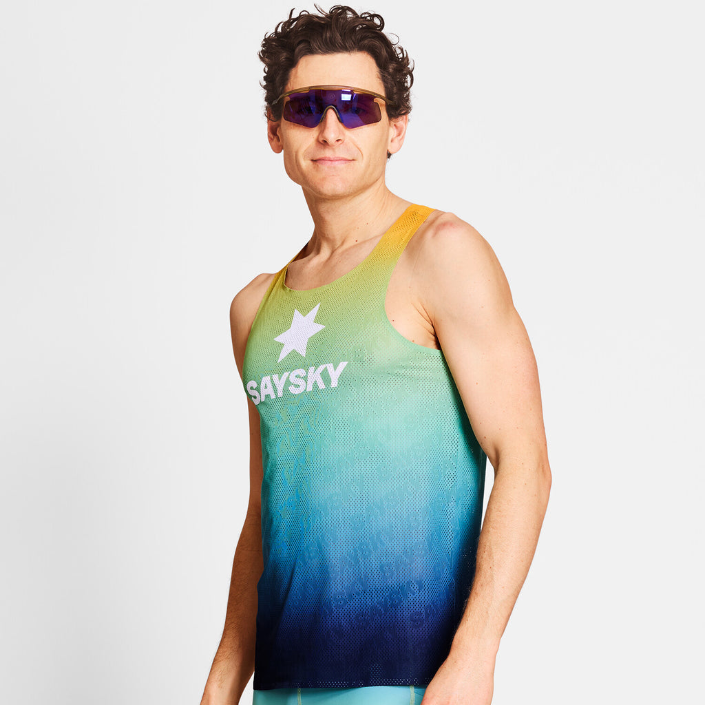 SAYSKY Drip Dye Flow Air Singlet Sサイズ Saysky Drip Dye Flow Air Singlet – Saysky.us
