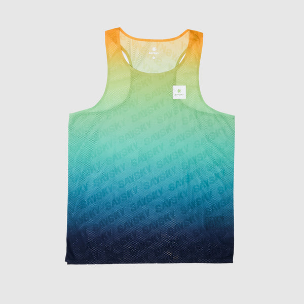 Saysky Drip Dye Flow Air Singlet Blue/Yellow/Green Drip Dye 1032 NMRSI63C1032