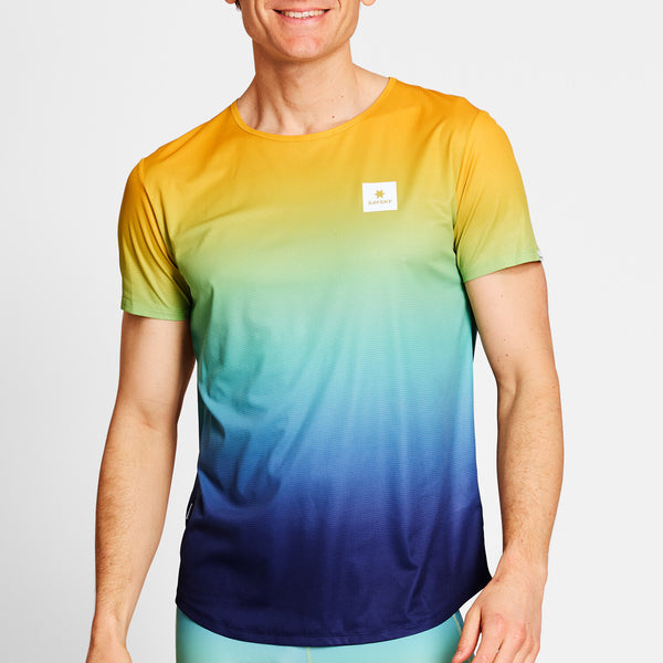 SAYSKY Tシャツ Drip Dye Flow-Blue Aop Saysky Drip Dye Flow T-Shirt – Saysky.us