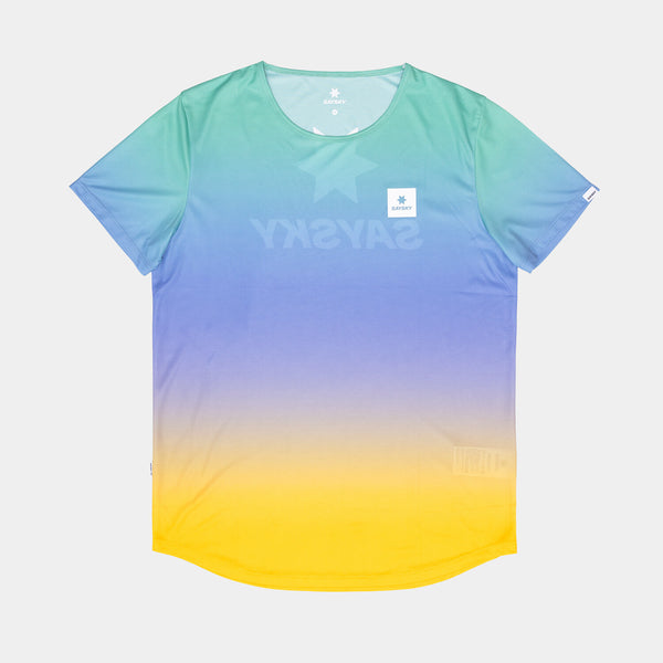 Saysky Drip Dye Flow T-Shirt Purple/Green/Yellow Drip Dye 1033 NMRSS60C1033
