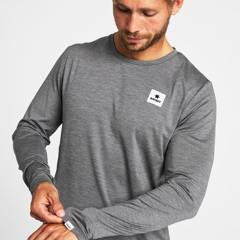 Saysky Statement Pace Long Sleeve Grey 6004 OMRLS22C6004