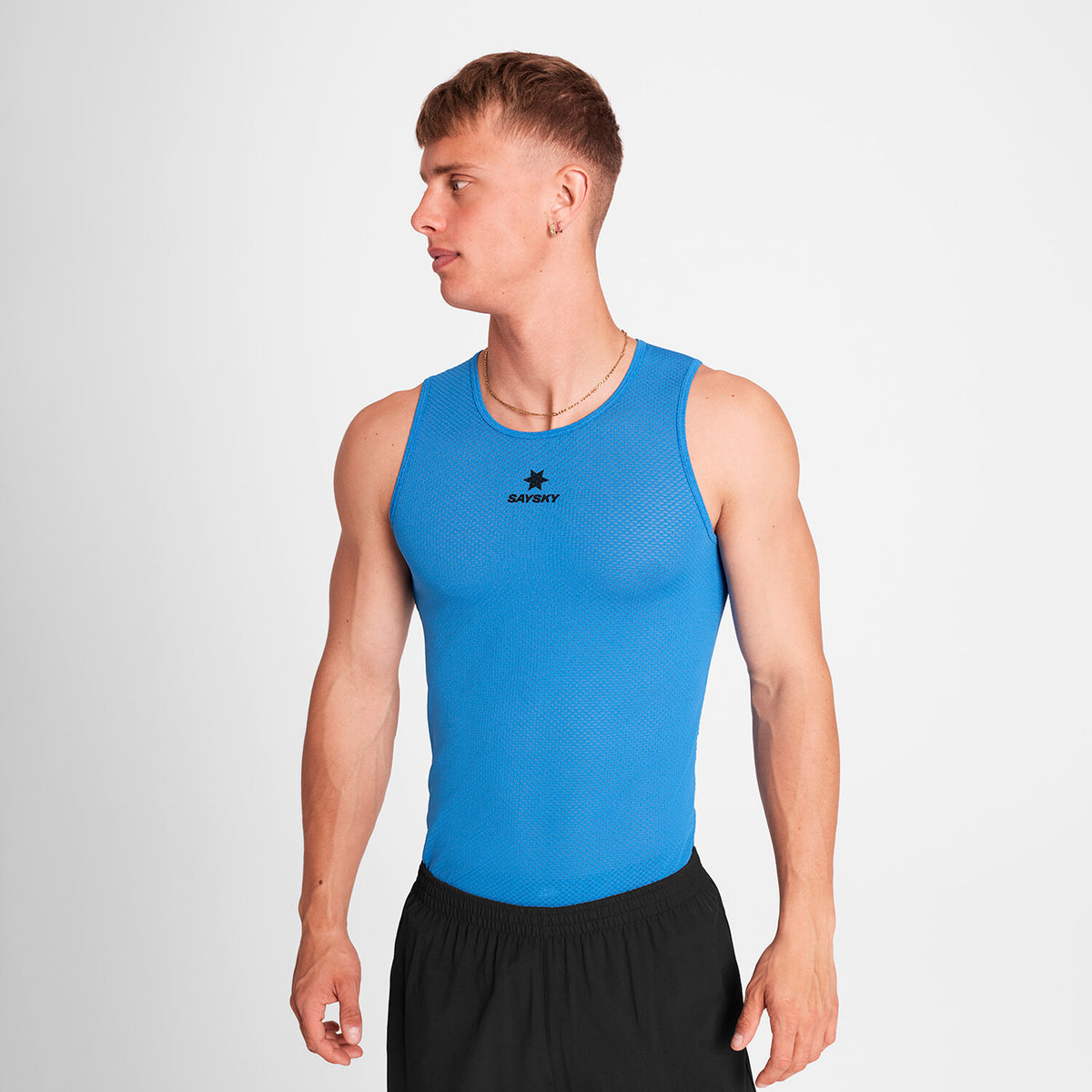 Saysky Mesh Base Layer Singlet Blue 220 OMRBL31C220