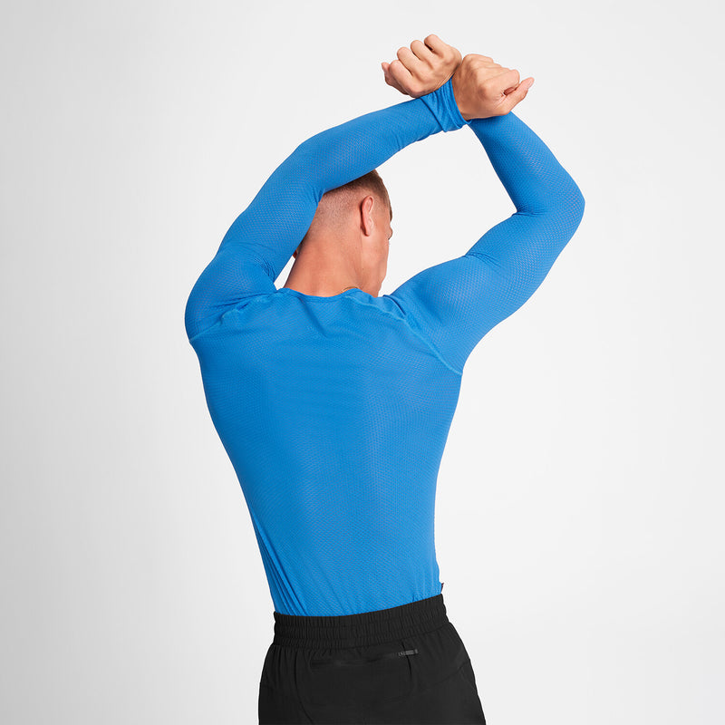 Saysky Mesh Base Layer Long Sleeve Blue 220 OMRBL32C220