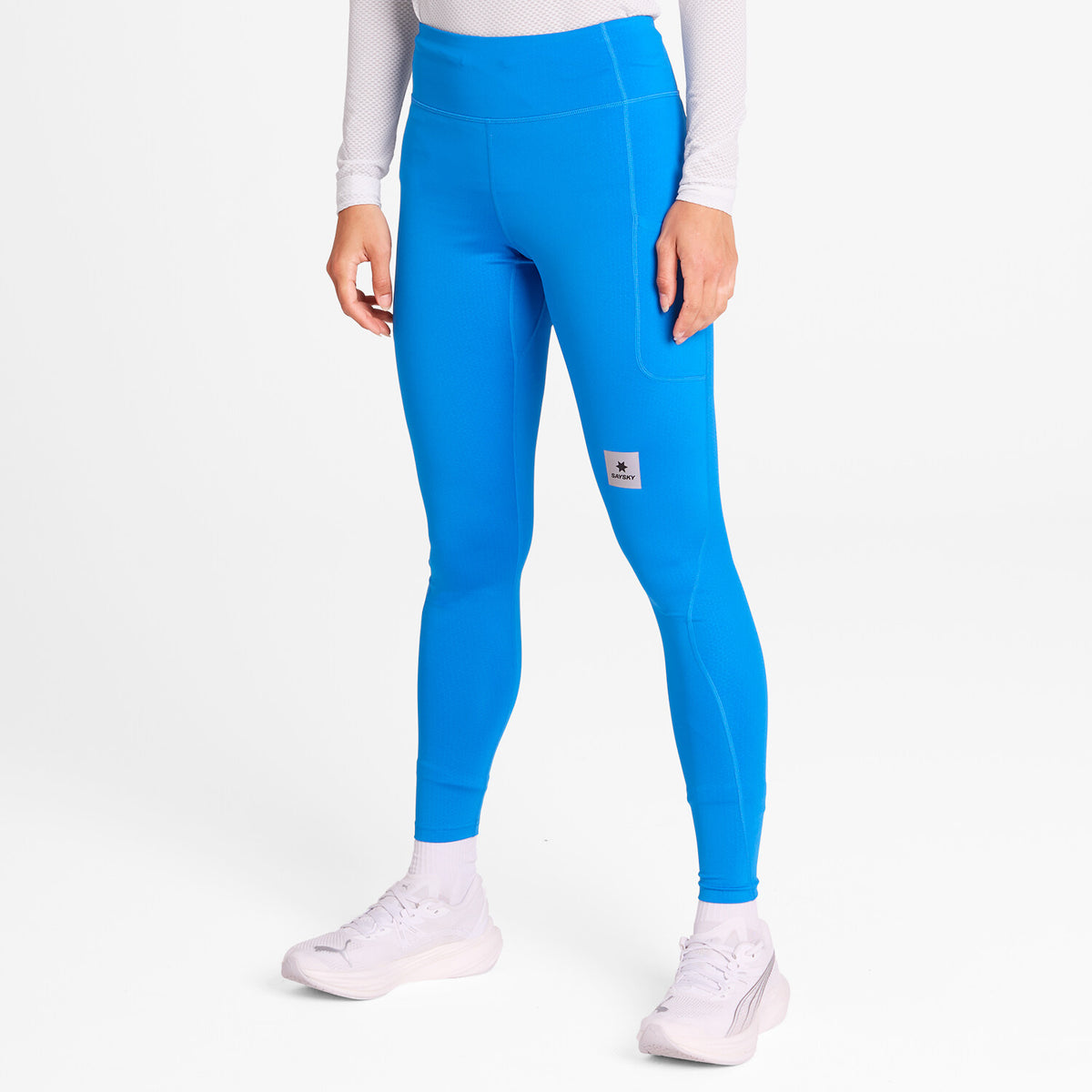 Saysky Logo Combat+ Tights Blue 220 OWRLT20C220