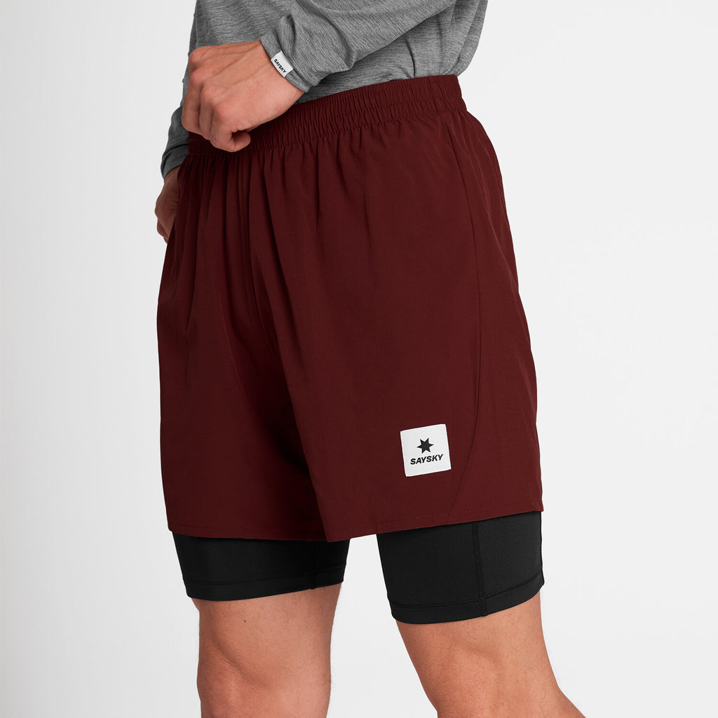 セイスカイ SAYSKY 2 In 1 Shorts XS Saysky 2 in 1 Pace Shorts 5'' – Saysky.us
