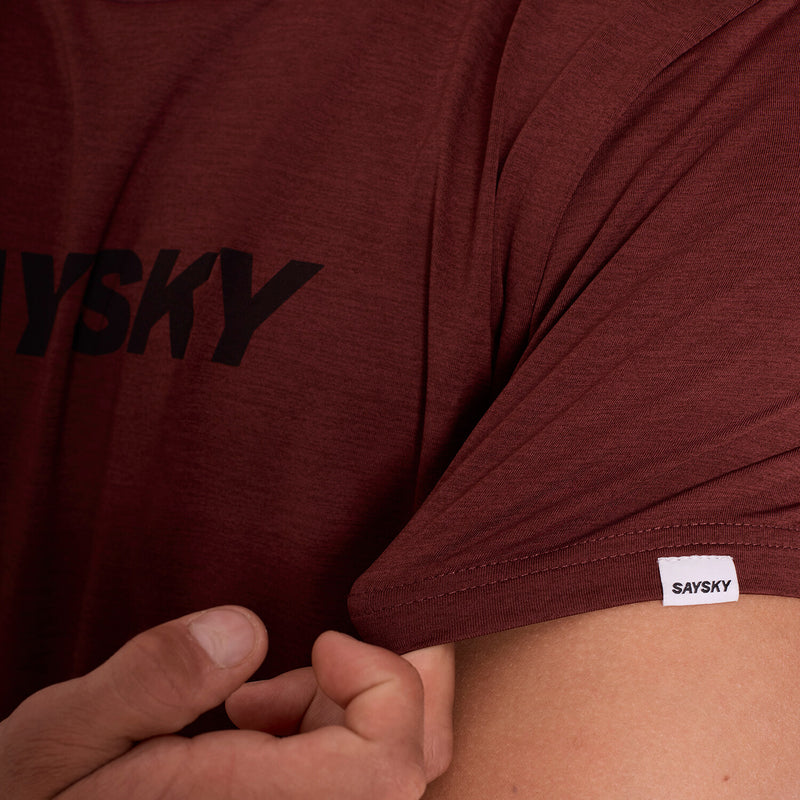 Saysky Logo Pace T-Shirt Red 5008 OMRSS20C5008