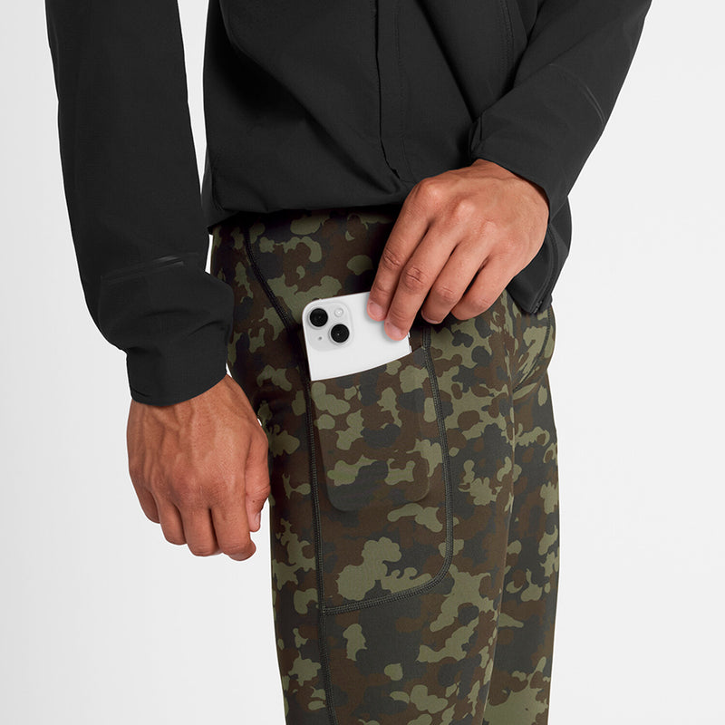 Saysky Camo Combat+ Long Tights Brown Camo 1048 OMRLT20C1048