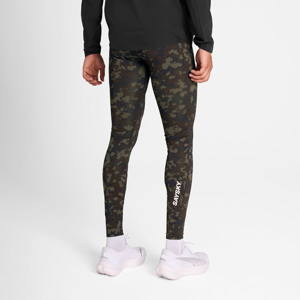 Saysky Camo Combat+ Long Tights Brown Camo 1048 OMRLT20C1048