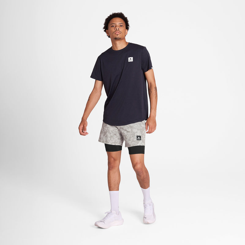 Saysky Camo Pace 2 in 1 Shorts 5'' SAND CAMO 1049 OMRSH20C1049