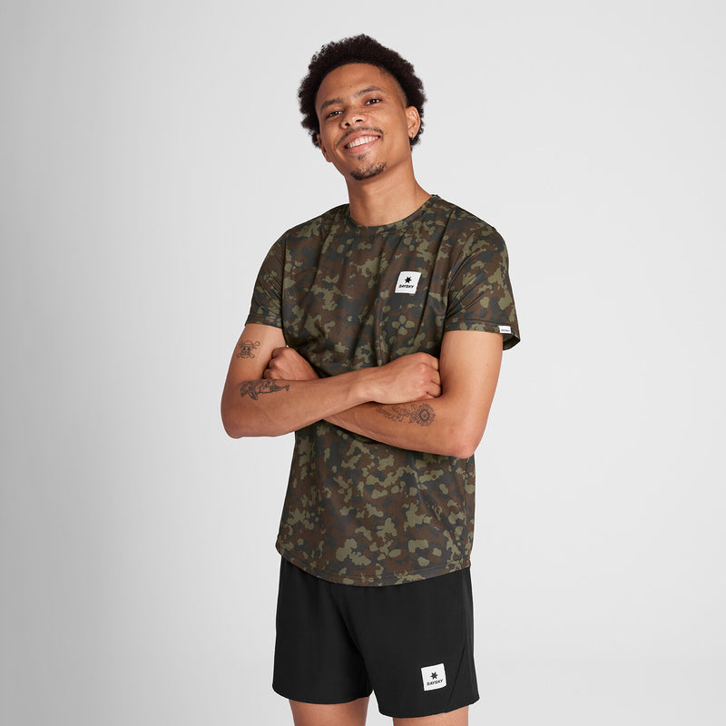 Saysky Camo Combat T-Shirt Brown Camo 1048 OMRSS31C1048
