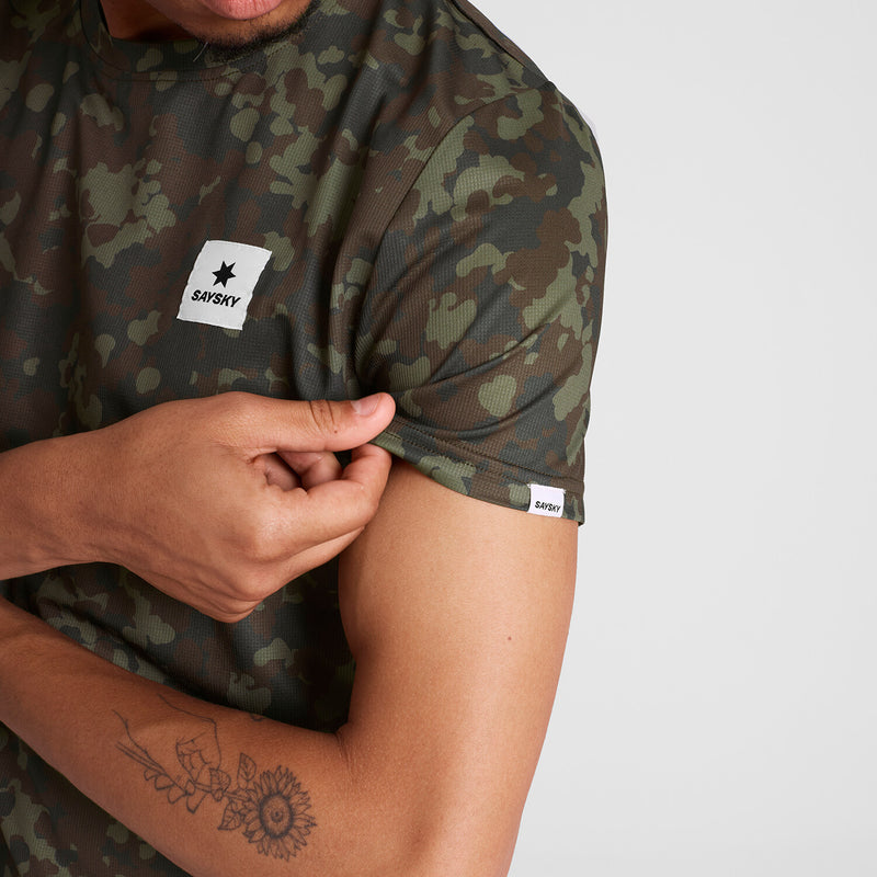 Saysky Camo Combat T-Shirt Brown Camo 1048 OMRSS31C1048