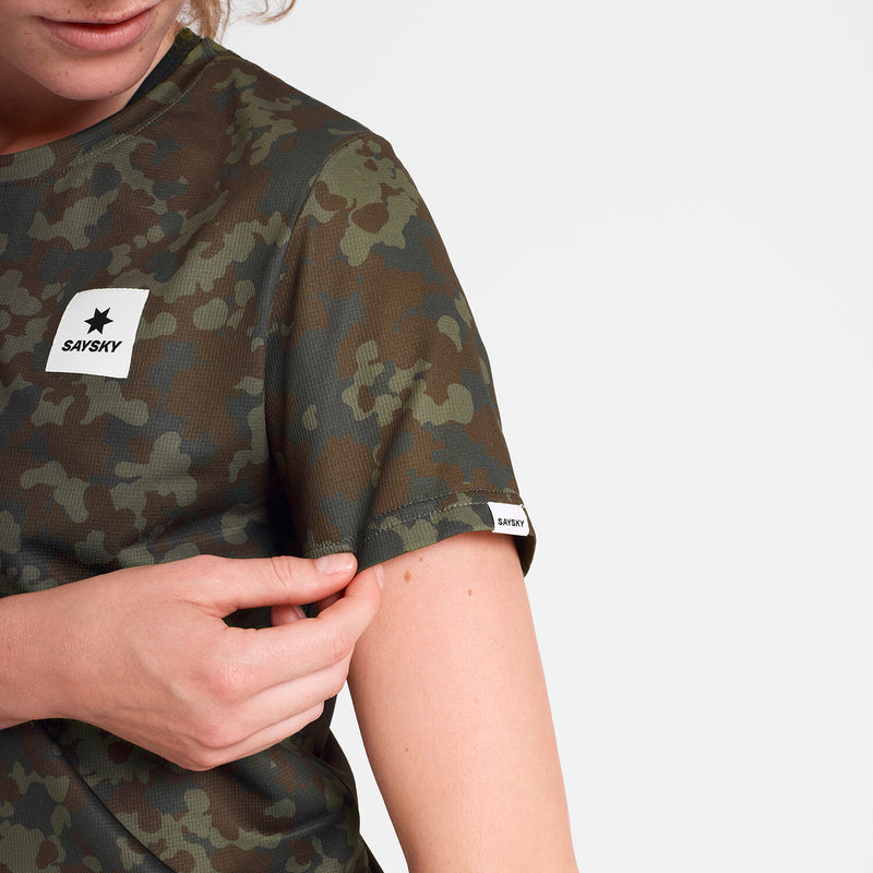 Saysky Camo Combat T-Shirt Brown Camo 1048 OWRSS31C1048