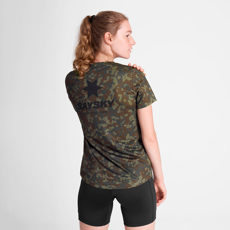Saysky Camo Combat T-Shirt Brown Camo 1048 OWRSS31C1048