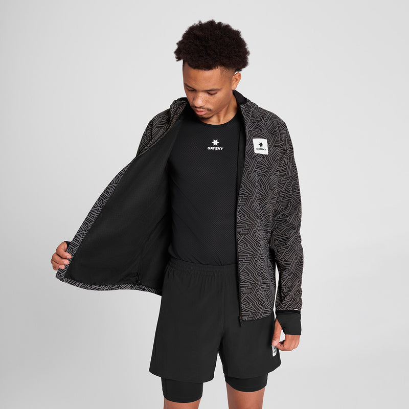 Saysky Reflective Blaze Jacket Black Reflective Lightning 1050 OMRJA01C1050